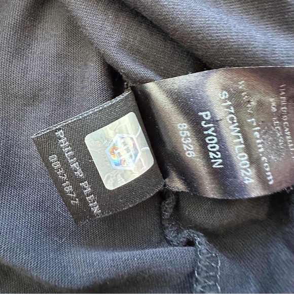 NEW!!! Philipp Plein women T-shirt with crystals size L Authentic Retail 650$ - Picture 9 of 11